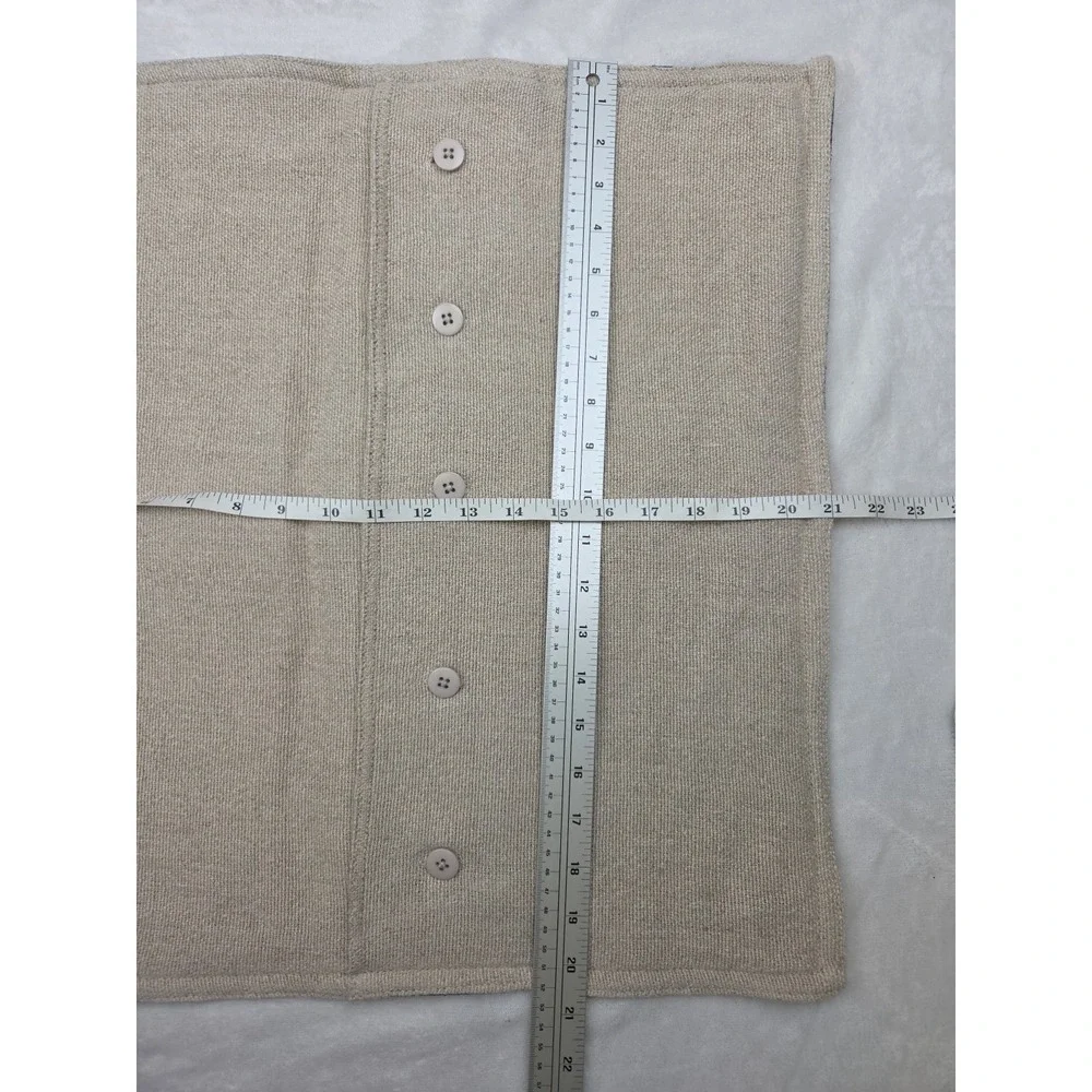 Pottery Barn Pieced Suede Leather Pillow Cover ~ 20